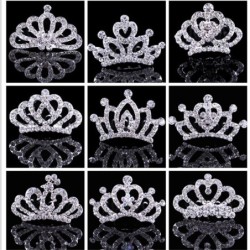 Crystal crown tiara - hiusklipsi