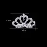 Crystal crown tiara - hiusklipsi