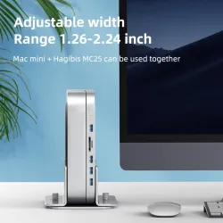 Podstawka pionowa do komputera Mac Mini - antypoślizgowa - regulowanaPodstawki
