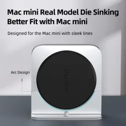 Vertical stand for Mac Mini - anti-slip - adjustableStands