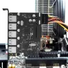 ORICO - USB 3.0 - PCI-E utvidelseskort - 5-ports HUB - adapter