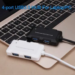 HUB 4-portowy - USB 3.0 - 5GbpsHuby