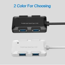 HUB a 4 porte - USB 3.0 - 5Gbps