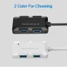 HUB a 4 porte - USB 3.0 - 5Gbps