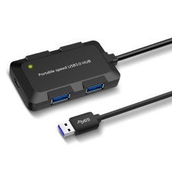 4-porttinen HUB - USB 3.0 - 5 Gbps