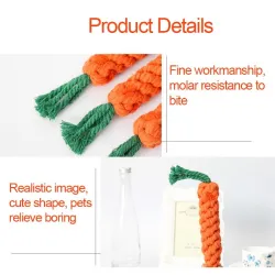 Bite resistant pet toy - carrotToys