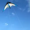 Trekantformet drage - med dobbelt line / håndtag