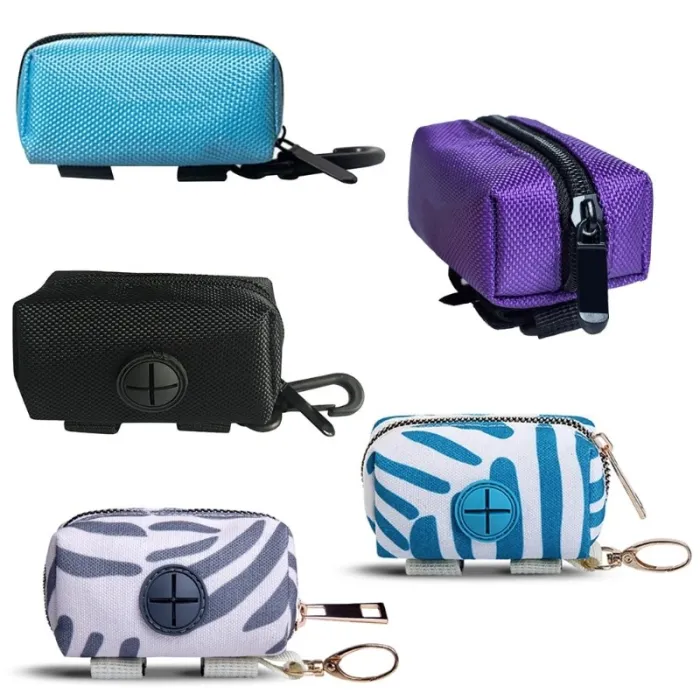 Dispensador de sacos para cocô de cachorro - saco pequeno com zíper