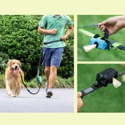 Distributeur de sacs à crottes de chien - petit sac avec fermeture éclair