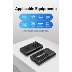 HDMI 60M Extender - signaalin vahvistin - USB 2.0 - 4K@60Hz