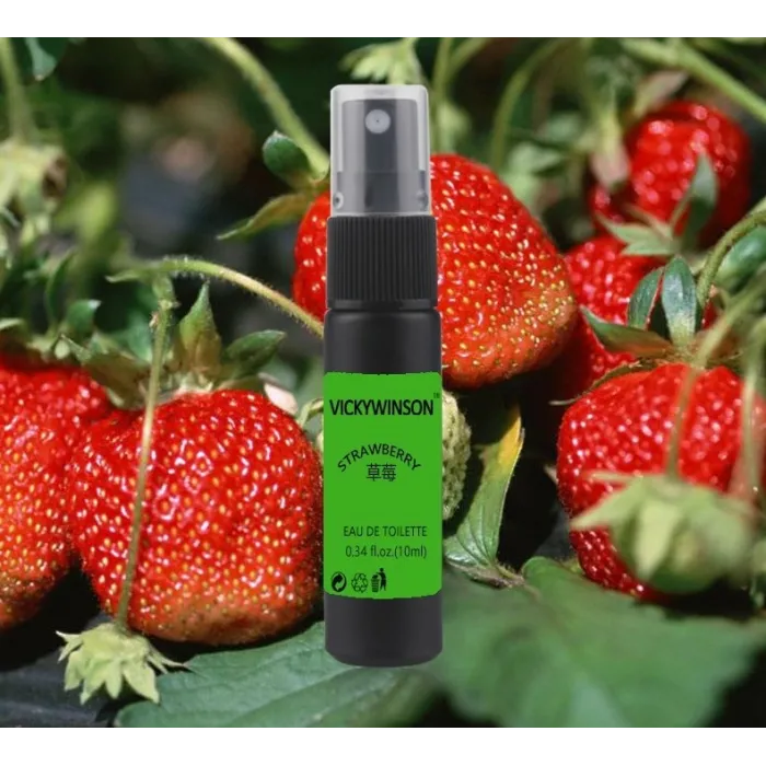 Jordbærduft - kroppsspray - parfyme - 10 ml