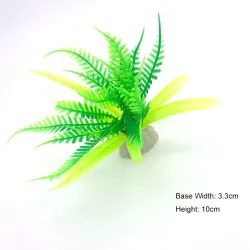 Plante de mauvaises herbes artificielles - décoration d'aquarium - non toxique
