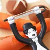 Charlie Chaplin – Obst-/Gemüseschäler – Edelstahl