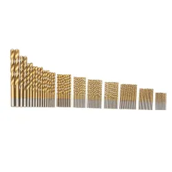 15-10 mm - HSS titanbelagt spiralbor - sett med 99 deler