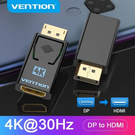 DP til HDMi adapter - video / lyd konverter