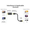 DP til HDMi adapter - video / lyd konverter