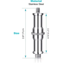 Spigot stud - male adapter - metal screwCamera