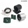 Universal bilturteller - måler - 7 farger LED - med sensor / holder - 12V - 52mm