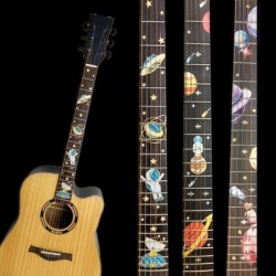 Decoratieve stickers voor de gitaartoetsGitaar
