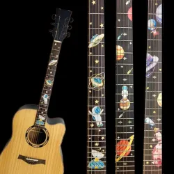 Dekorative Aufkleber für Gitarrengriffbrett