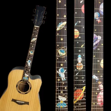 Guitar gribebræt dekorative klistermærker