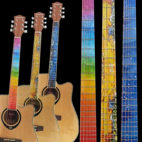 Dekorativer Aufkleber für das Gitarrengriffbrett
