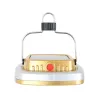 COB LED campinglys - solcellelanterne - med ophængskrog