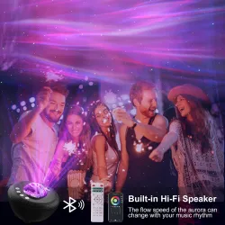 Projektor galaktyki gwiaździstego nieba - lampka nocna LED - kontrola aplikacji / AlexaŚwiatła