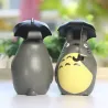 Mini Totoro toy - figurine with umbrellaStatues & Sculptures