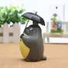 Mini Totoro toy - figurine with umbrellaStatues & Sculptures