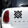 Decoratieve autosticker - Slavisch patroon - 15 * 15cmStickers