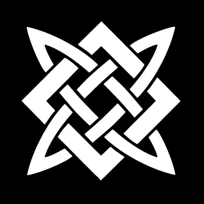 Decorative car sticker - slavic pattern - 15 * 15cmNaklejki