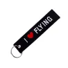 JEG ELSKER Å FLYE - nøkkelring - 13cm * 3cm