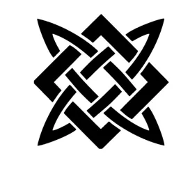 Decoratieve autosticker - Slavisch patroon - 15 * 15cmStickers
