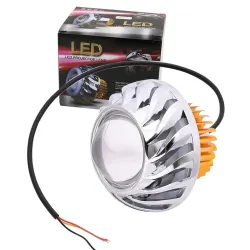 Phare moto - projecteur LED - lumière unique - yeux d'ange/diable