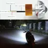 Phare moto - projecteur LED - lumière unique - yeux d'ange/diable