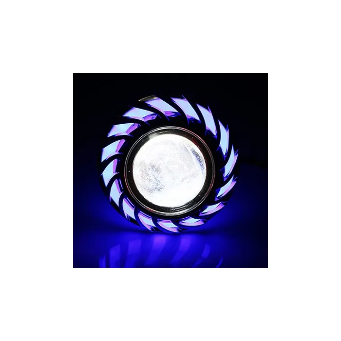 Phare moto - projecteur LED - lumière unique - yeux d'ange/diable