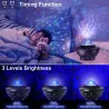 Tähtitaivas projektori - LED-yövalo - kaiuttimella - Bluetooth