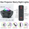 Starry sky projector - LED night light - with speaker - BluetoothLights & lighting