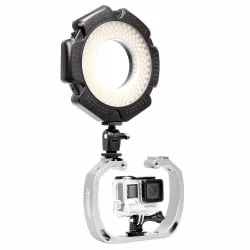 Undervanns selfie monopod i aluminium - feste - dobbeltarmsholder - for GoPro-kameraer
