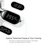 Vanntemperaturdisplay - termometer - 360° roterende - LED digital skjerm - for dusj / badekar