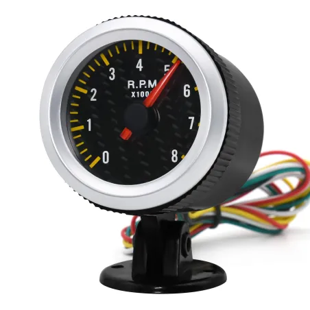 Auto LED-toerenteller - 52 mm - 0-8000 RPM - 12VInterieur accessoires
