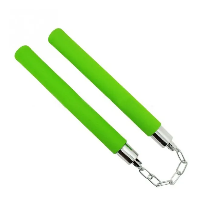 Vechtsporten - karatetraining schuimnunchucksVechtsporten