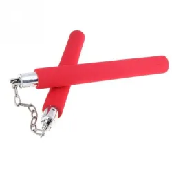 Vechtsporten - karatetraining schuimnunchucksVechtsporten