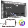 TV bakgrunnsbelysningslist - LED - RGB - USB-tilkobling - med fjernkontroll