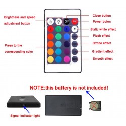 TV:n taustavalonauha - LED - RGB - USB-liitäntä - kaukosäätimellä