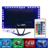 TV bakgrunnsbelysningslist - LED - RGB - USB-tilkobling - med fjernkontroll