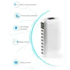 40W - Smart oplader - multiport - 8 USB - 5V 8A - LED