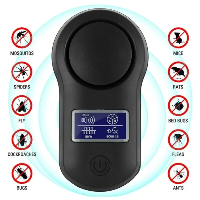 Mosquito / pest ultrasonic repeller - electromagnetic waves - wall plugInsect control