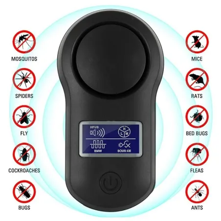 Mosquito / pest ultrasonic repeller - electromagnetic waves - wall plugInsect control